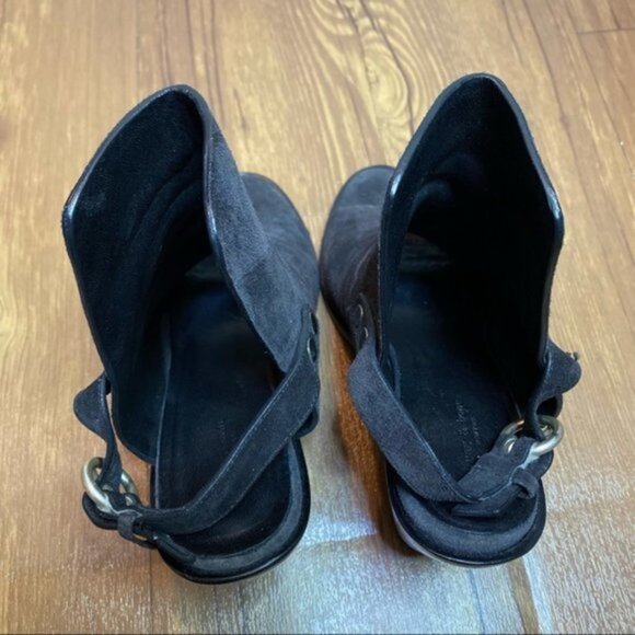 Rag & Bone Wyatt Suede Open Toe Heels Sandal Size 9 - Picture 4 of 8